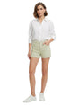 Image for Women's Plain Solid Jeans Short,Light Mint 