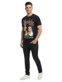 Image for Men's Graphic Printed Top,Black