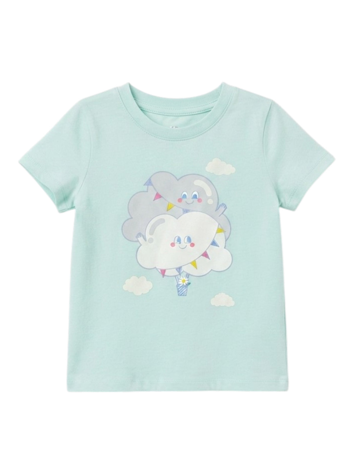 Image for Kids Girl's Printed Top,Light Turquoise