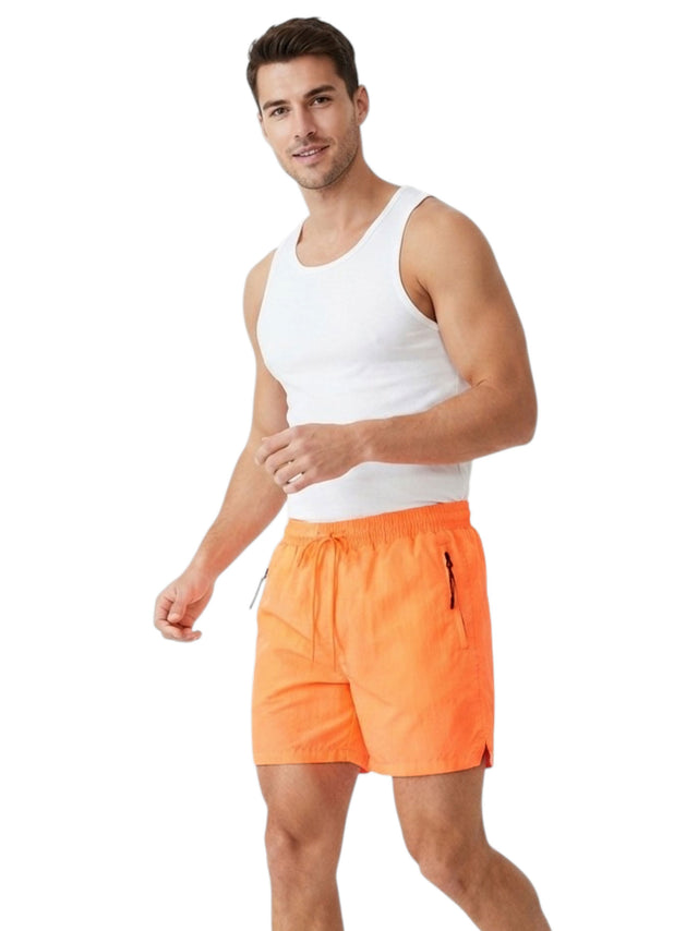 Image for Men's Plain Swim Short,Orange