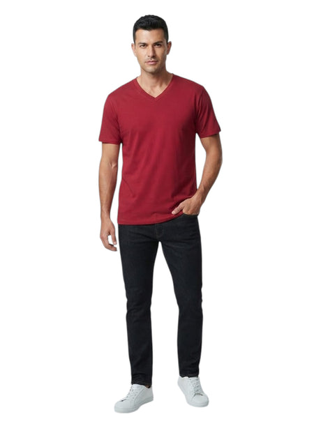 Image for Men's Plain Solid Top,Red