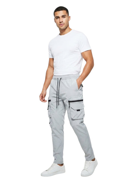 Image for Men's Textured Cargo Pant,Grey