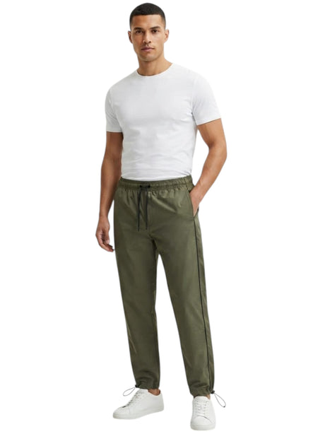 Image for Men's Plain Solid Pant,Olive