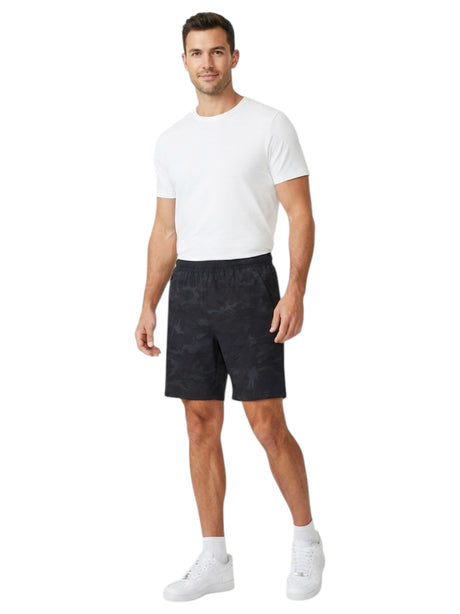 Image for Men's Printed Sport Short,Black