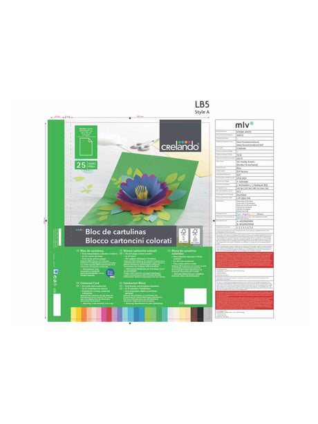 Image for Colored Drawing Paper Pad