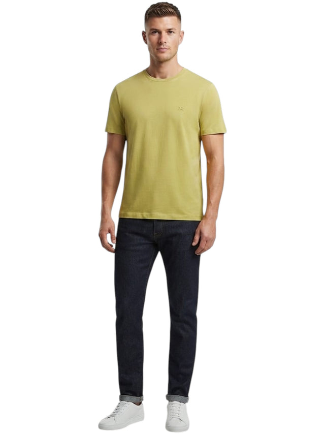 Image for Men's Plain Solid Top,Light Olive