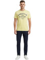 Image for Men's Printed Top,Yellow Green