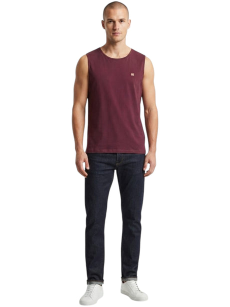 Image for Men's Plain Solid Top,Burgandy