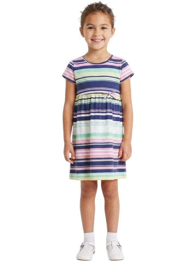Image for Kids girl's Striped Dress,Multi