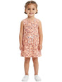 Image for Kids Girl's Floral Printed Dress,Coral