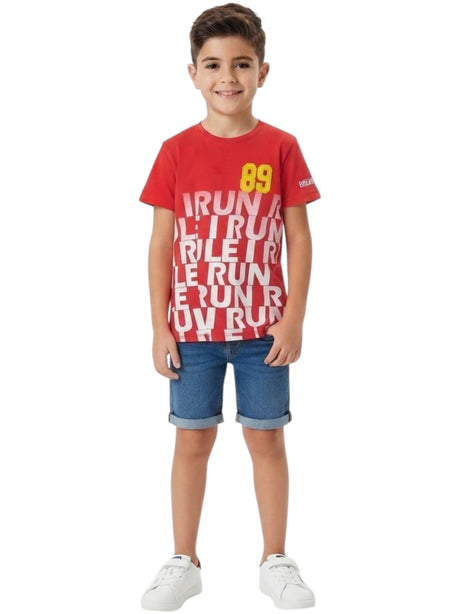 Image for Kids Boy's Printed Top,Red