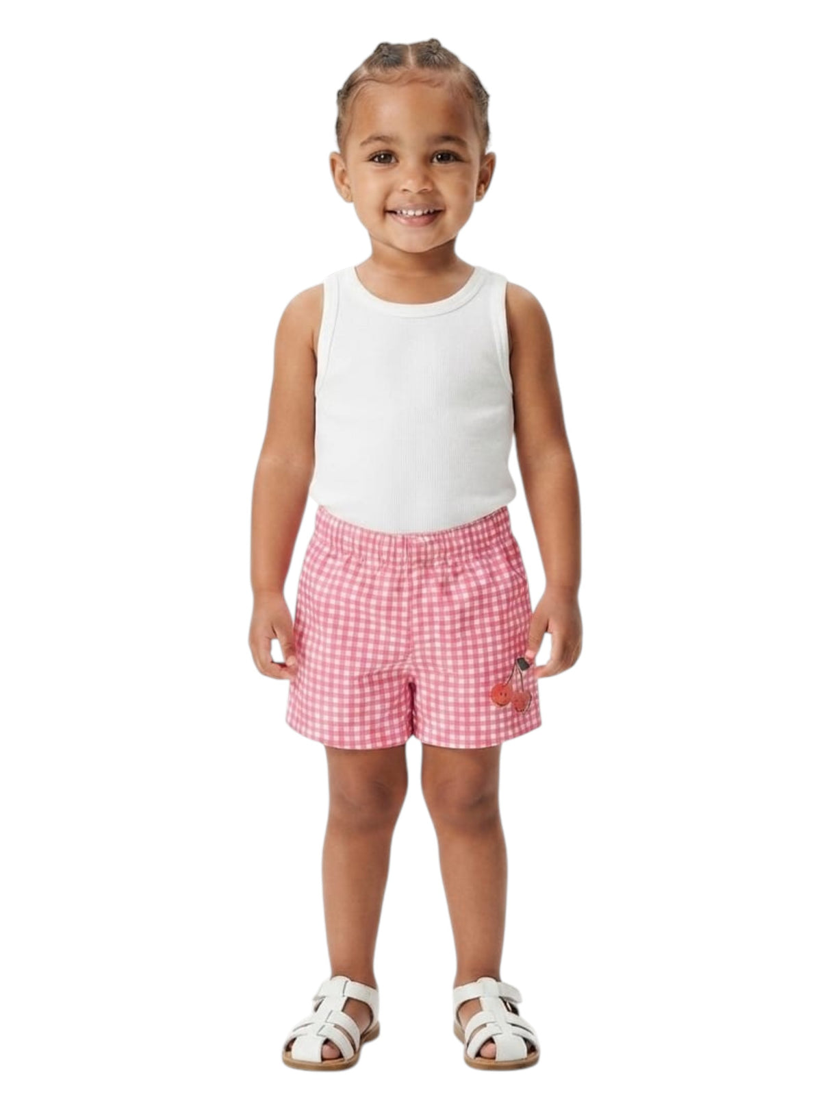Image for Kids Girl's Plaid Short,Red