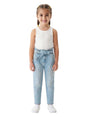 Image for Kids Girl's Plain Solid Jeans,Light Blue