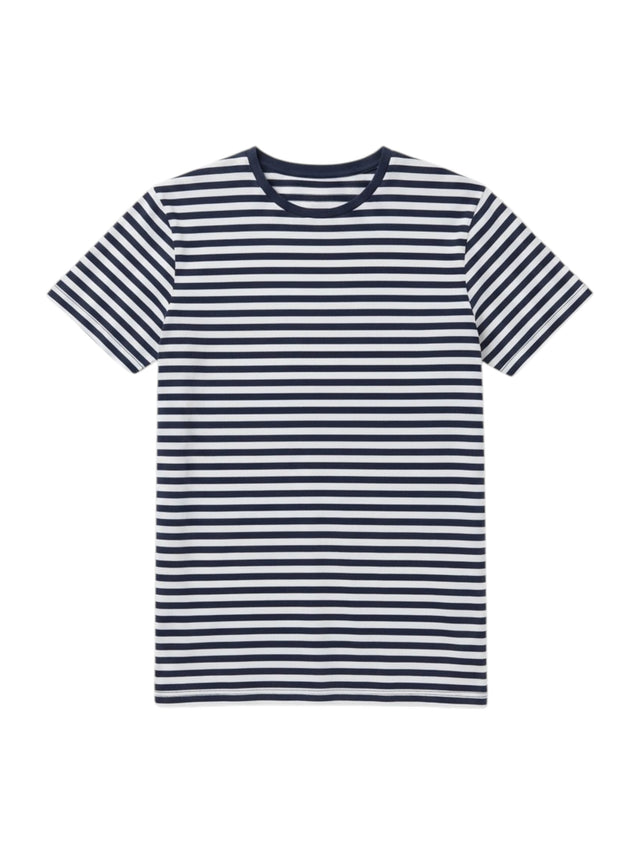 Image for Kids Boy's Striped Top,White/Navy