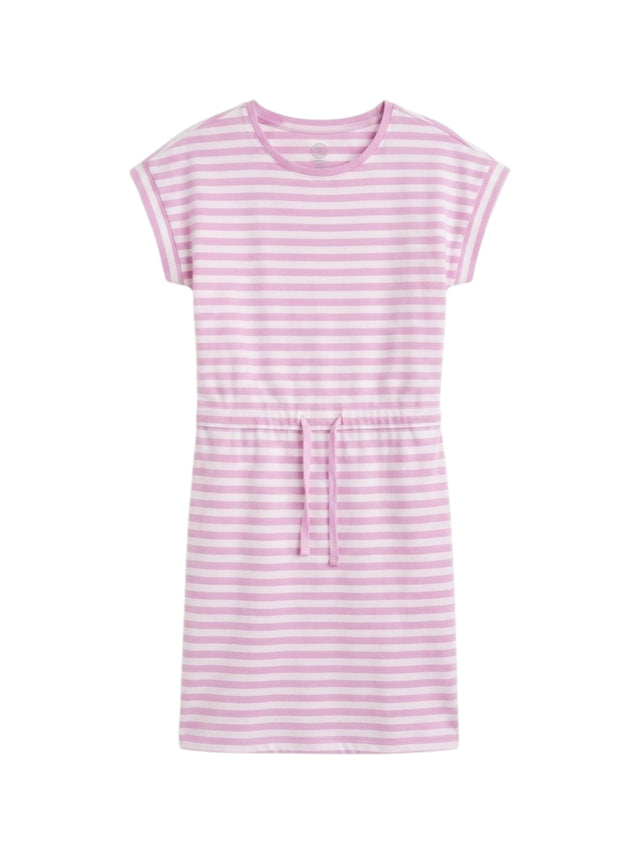 Image for Kids Gil's Striped Dress,Purple/White