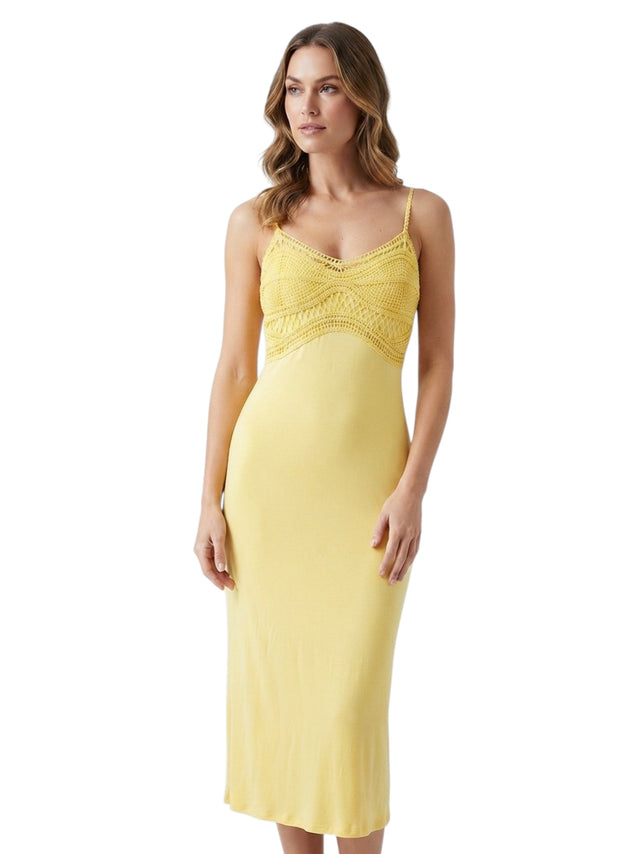 Image for Women's Textured Dress,Yellow