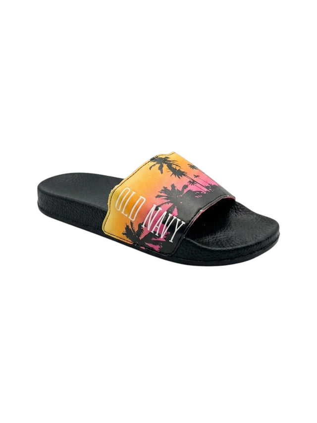 Image for Kids Boy's Logo Patched Slippers,Multi