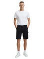 Image for Men's Plain Solid Jeans Short,Black