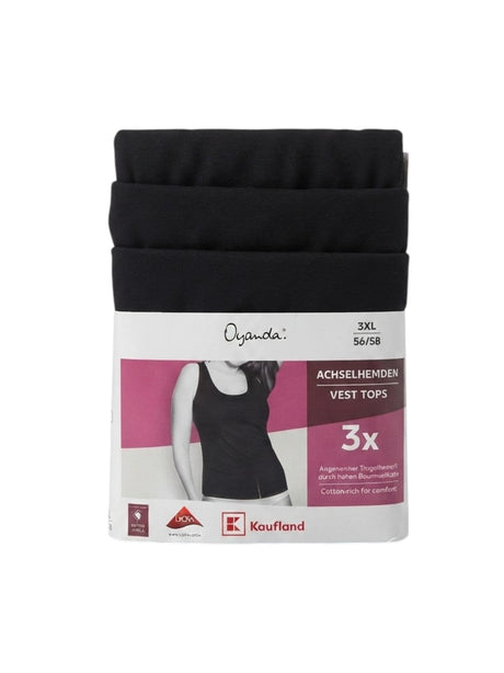 Image for Women's Plain Solid Tank Top,Black