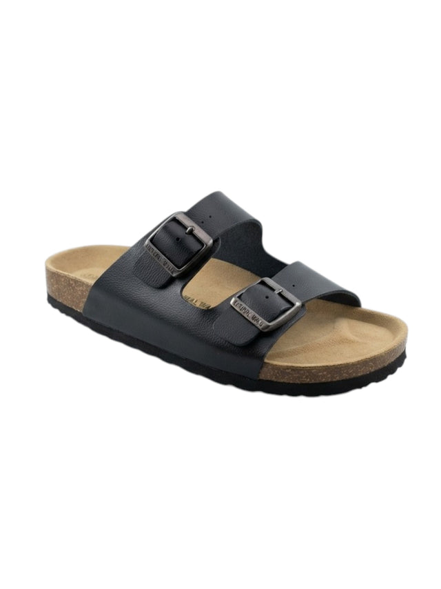 Image for Men's Plain Slippers,Black