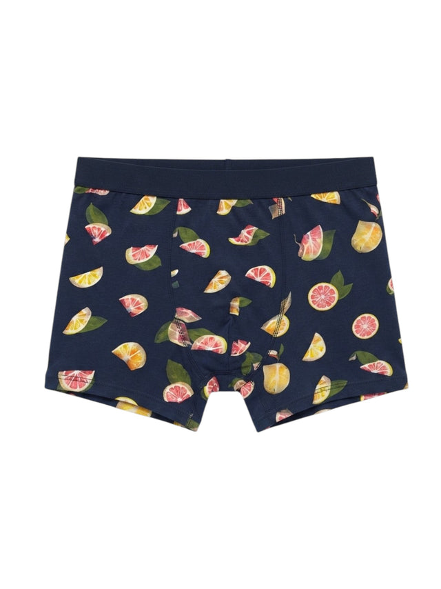 Image for Men's Printed Boxer,Navy