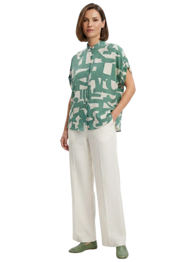 Image for Women's Printed Dress Shirt,Multi