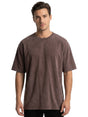 Image for Men's Plain Solid Top,Brown