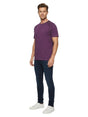Image for Men's Plain Solid Top,Dark Purple