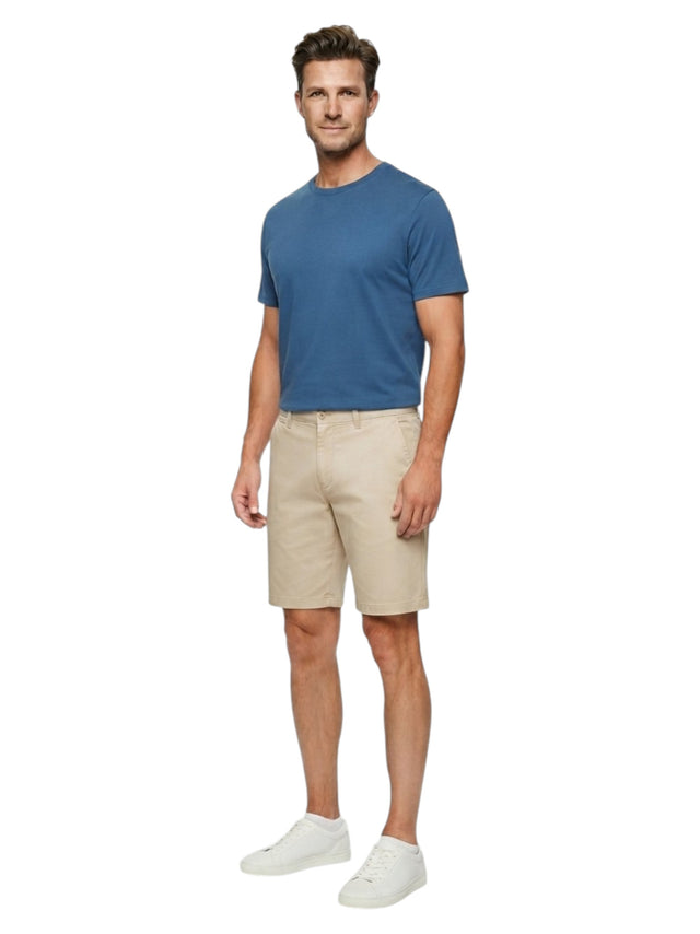Image for Men's Plain Solid Short,Light Beige