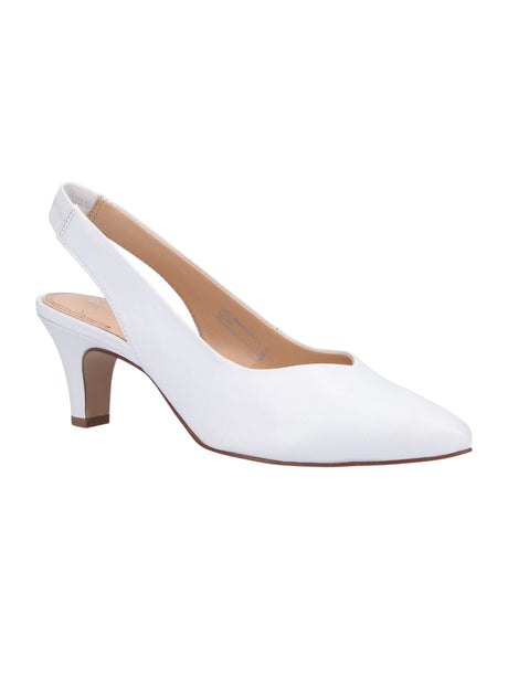 Image for Women's Plain Heeled Shoes,White