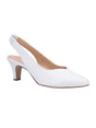 Image for Women's Plain Heeled Shoes,White