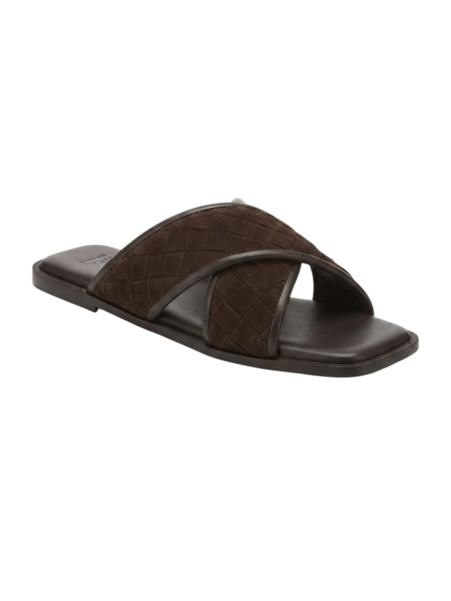 Image for Women's Textured Slippers,Dark Brown