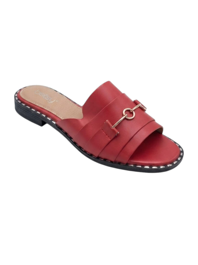 Image for Women's Plain Sandals,Red