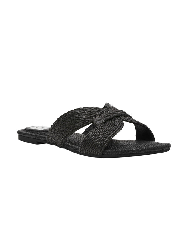 Image for Women's Textured Slippers,Black