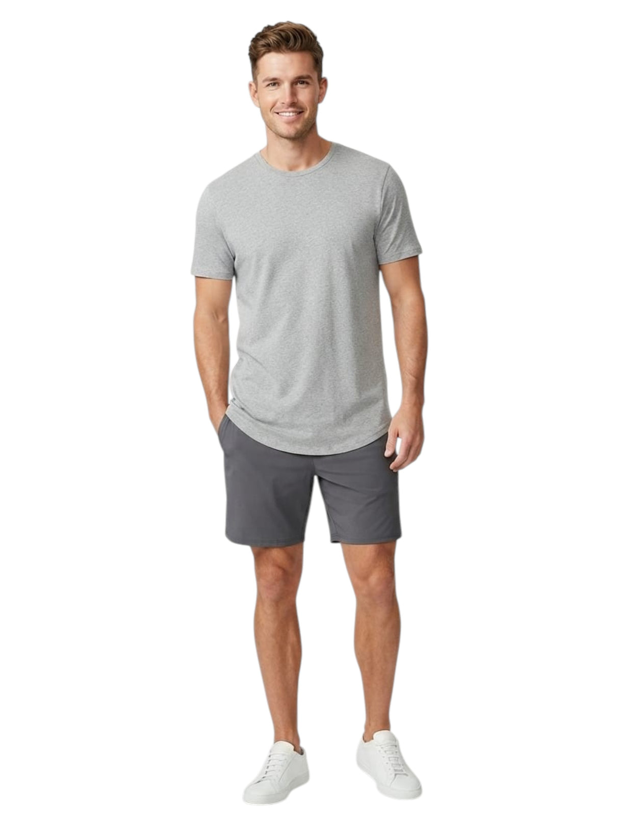 Image for Men's Plain Top,Grey
