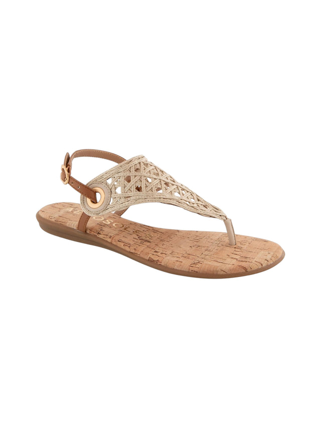 Image for Women's Textured Conclusion Sandals,Beige
