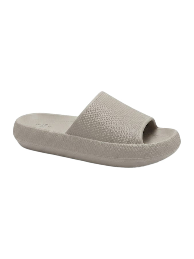 Image for Men's Textured Slippers,Dark Beige