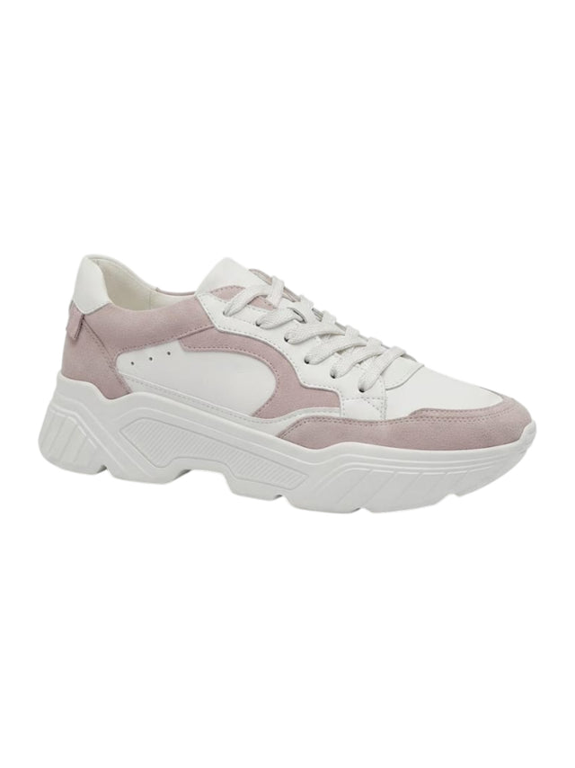 Image for Women's Colorblocked Shoes,Nude Pink/White