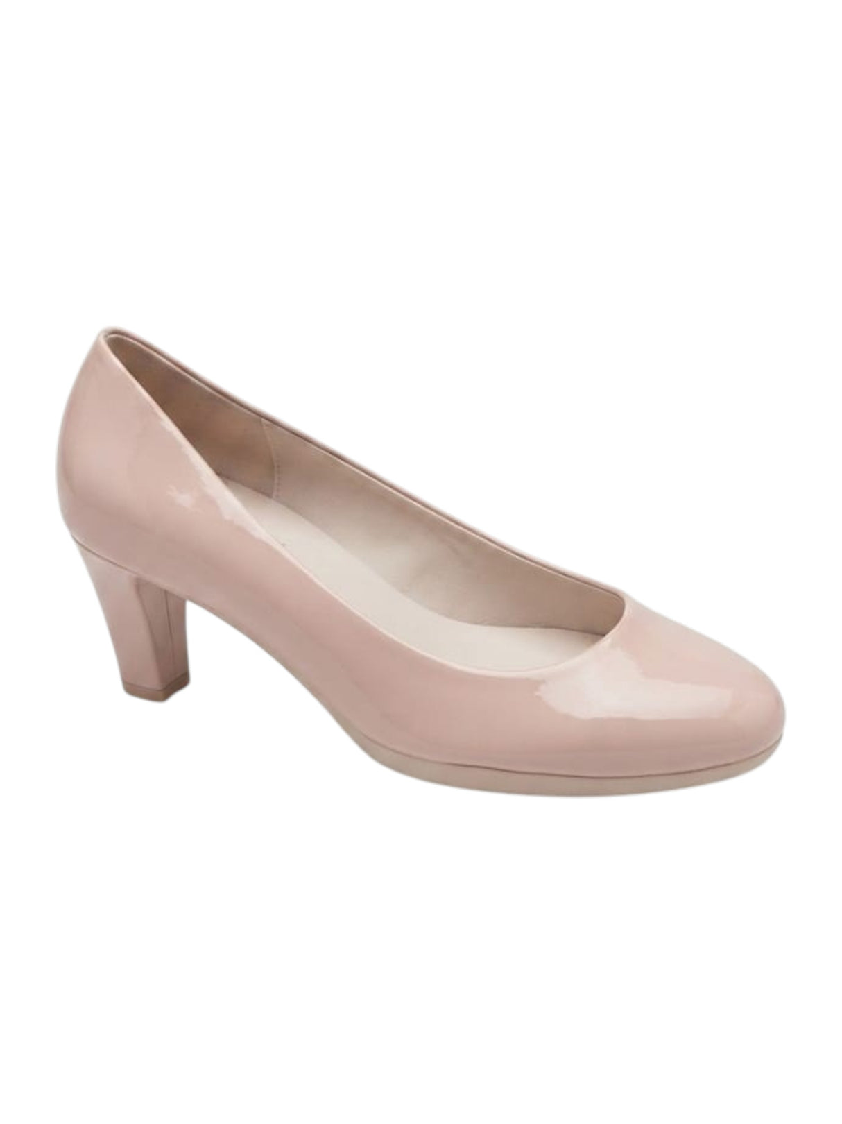 Image for Women's Plain Heeled Shoes,Nude Pink