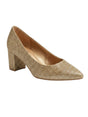 Image for Women's Sequin Glitter Heeled Shoes,Gold/Silver