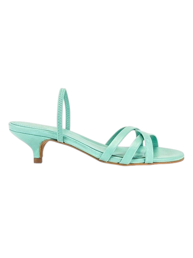 Image for Women's Plain Heeled Shoes,Turquoise Blue