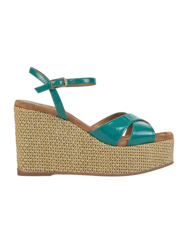 Image for Women's Plain Espadrille Sandals,Dark Turquoise