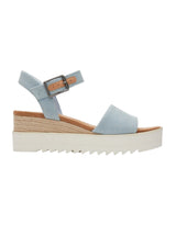 Image for Women's Plain Denim Sandals,Light Blue