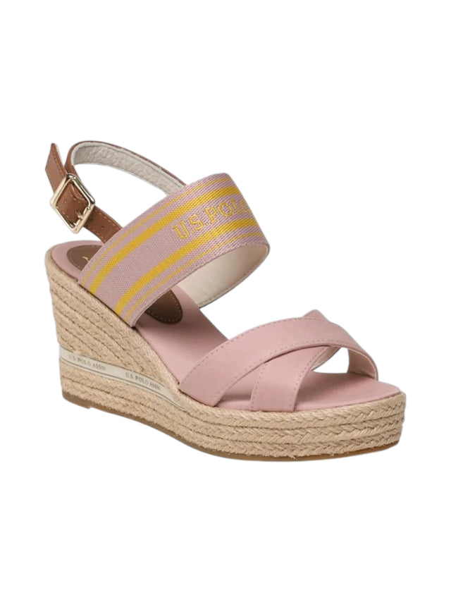 Image for Women's Logo Patched Sandals,Pink