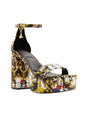 Image for Women's Printed Heeled Shoes,Multi