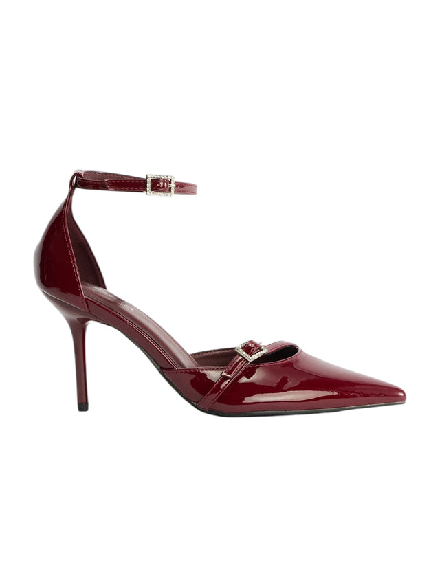 Image for Women's Plain Heeled Shoes,Maroon 