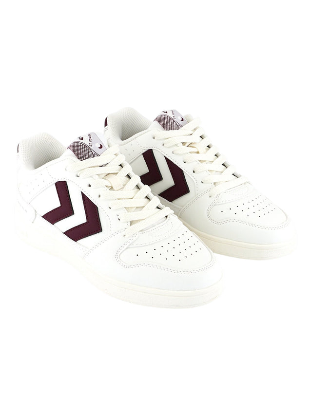Image for Women's Textured Shoes,White/Burgandy