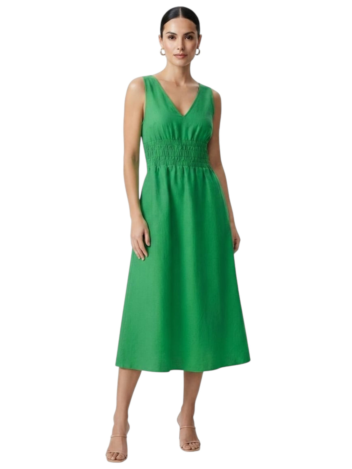 Image for Women's Plain Dress,Green
