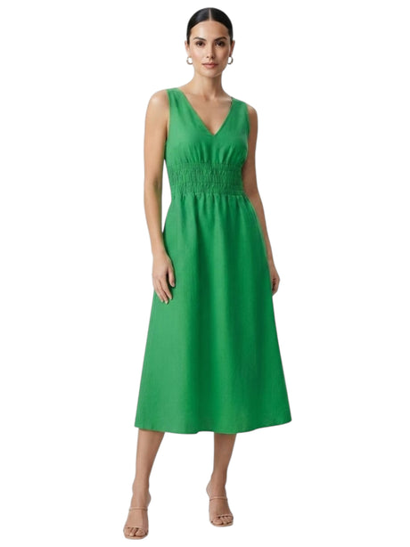 Image for Women's Plain Dress,Green