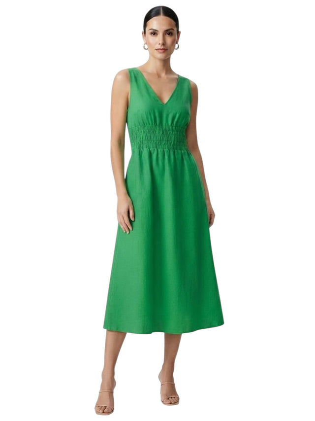 Image for Women's Plain Dress,Green